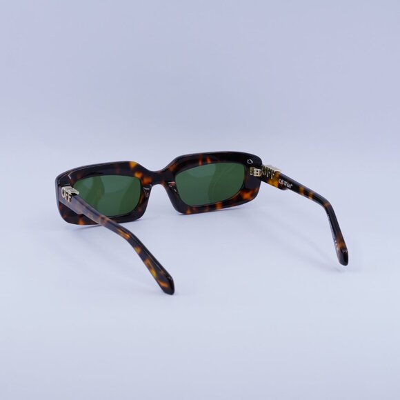 🕶️New Off-White OERI13C RENTON 6055 Sunglasses - Havana Frame, Green Lenses - Picture 10 of 11